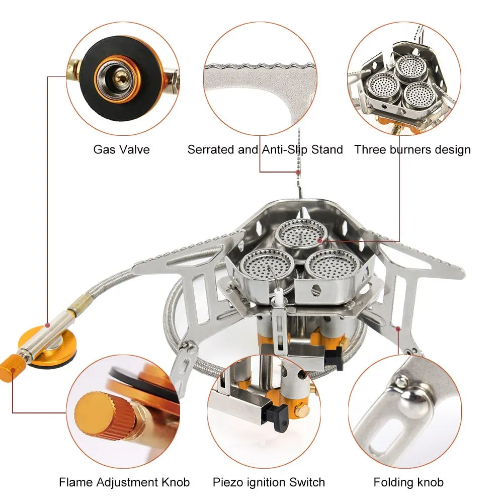 Widesea Camping Gas Stove 6800W