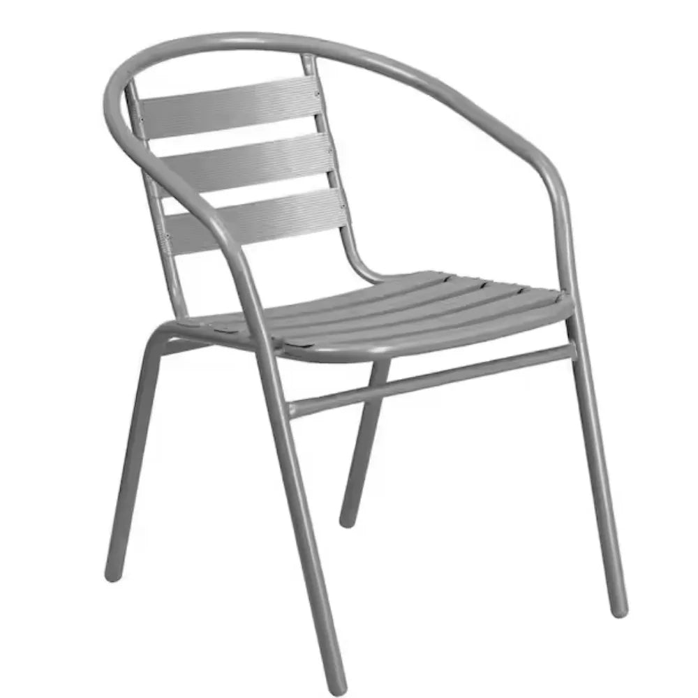 Aluminum Slat Back Outdoor Chairs